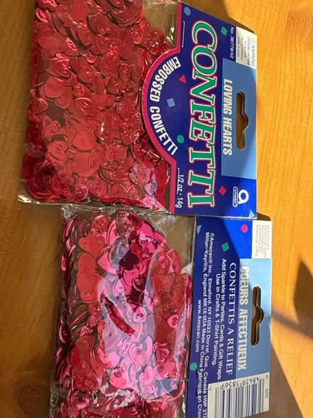 Photo of free Red heart table confetti (Longthorpe PE3) #1