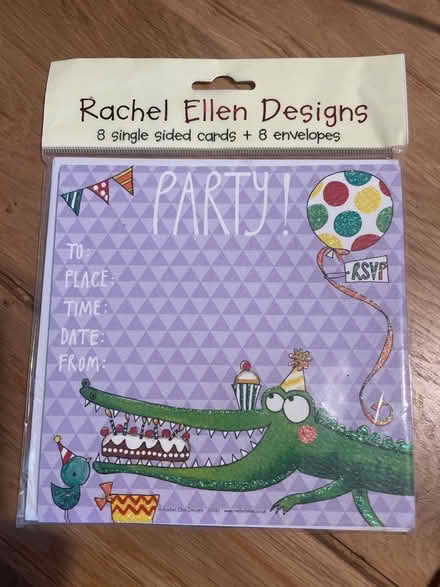 Photo of free Rachel Ellen party invites x 8 (Godalming) #1