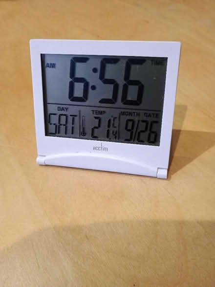 Photo of free Folding LCD Travel Alarm Clock (Bloomfield BA2) #1