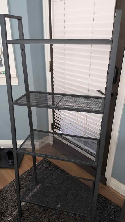 Photo of free Dark Gray IKEA Metal Bookshelf (Upper Queen Anne) #1
