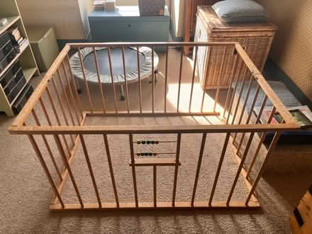 Photo of free Wooden child playpen (Croydon) #1