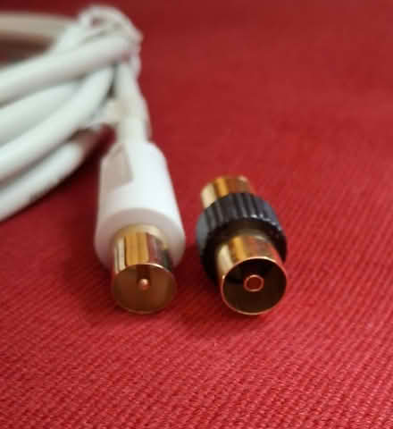 Photo of free TV aerial cable + adaptor (Castle Ward Lancaster LA1) #2