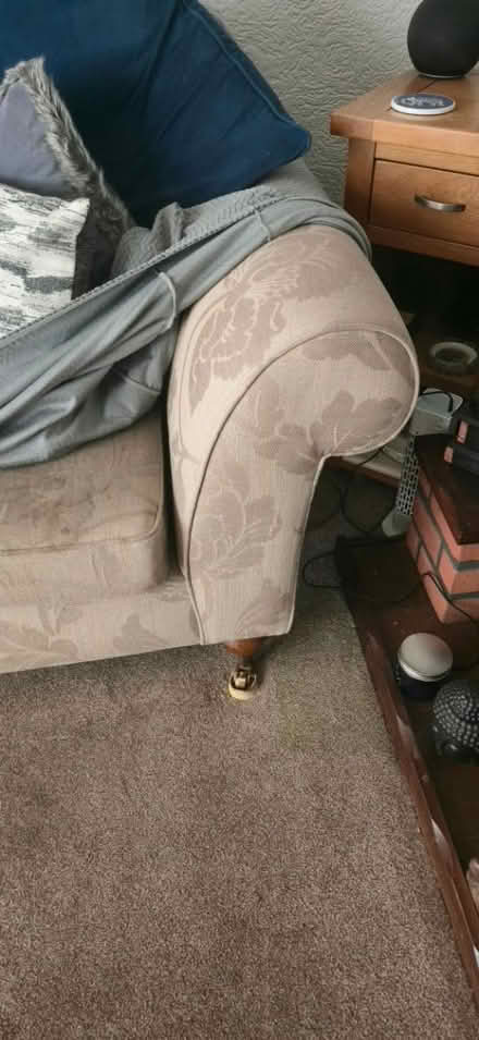 Photo of free 3 seater sofa and arm chair (Collier Row RM5) #2