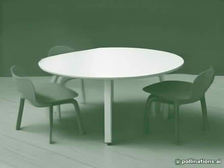 Photo of Retangular wooden table with chairs (High St Ken W8) #1