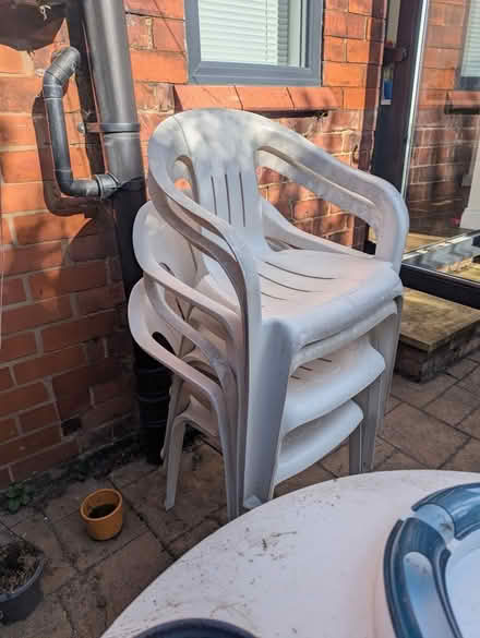 Photo of free Plastic chairs (Didsbury, M20) #1