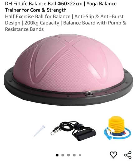 Photo of free DH FitLife Balance Ball Φ60×22cm (Plaistow E13 8) #1