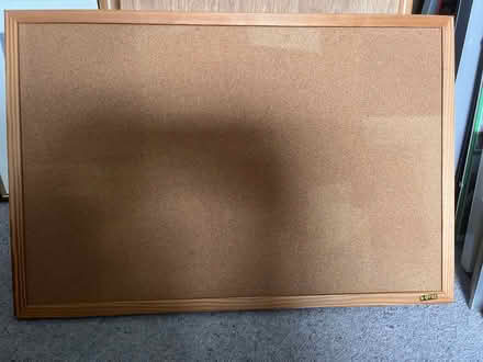 Photo of free Cork notice board (60cm wide x 40cm long) (Torbrex FK7) #1