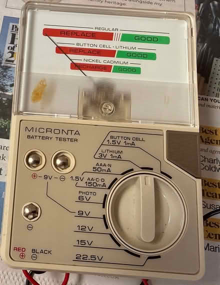 Photo of free Battery Tester (Terra Linda) #1