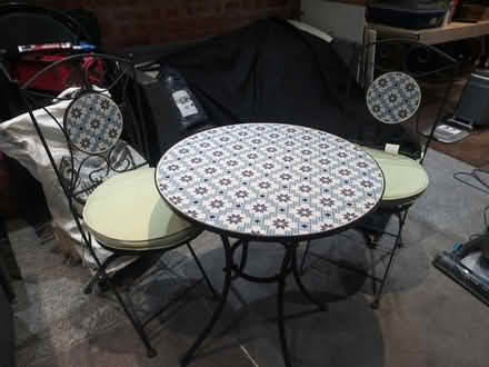 Photo of free 2 seat patio set (Penwortham PR1) #1