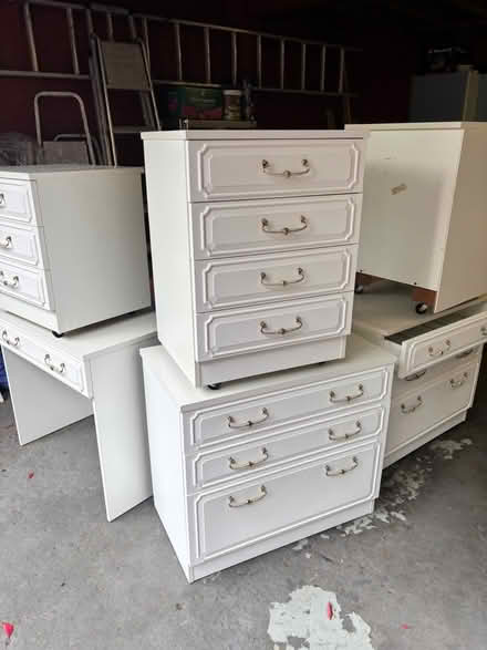 Photo of free 7 piece bedroom storage (G62 8PJ) #2