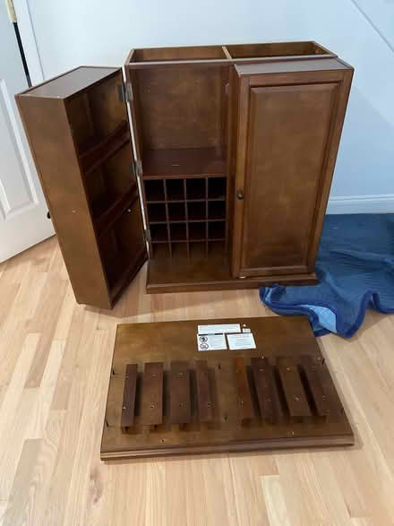 Photo of free Wood bar (Skillman,NJ) #1
