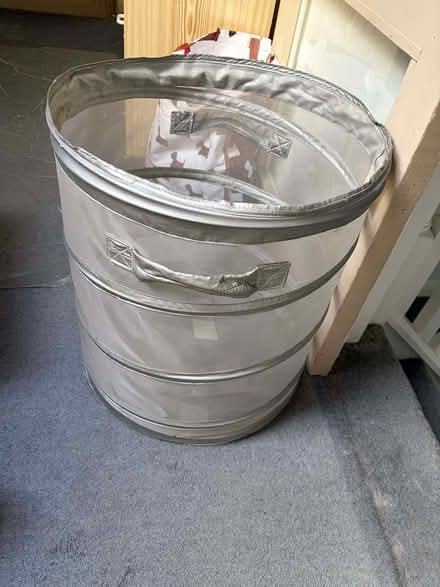 Photo of free Laundry basket - large, silver (Sharrow S7) #1