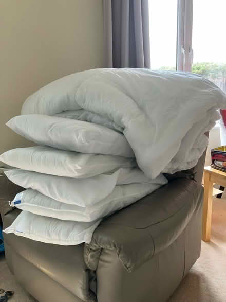 Photo of free Double duvet and pillows (Malmesbury SN16) #1