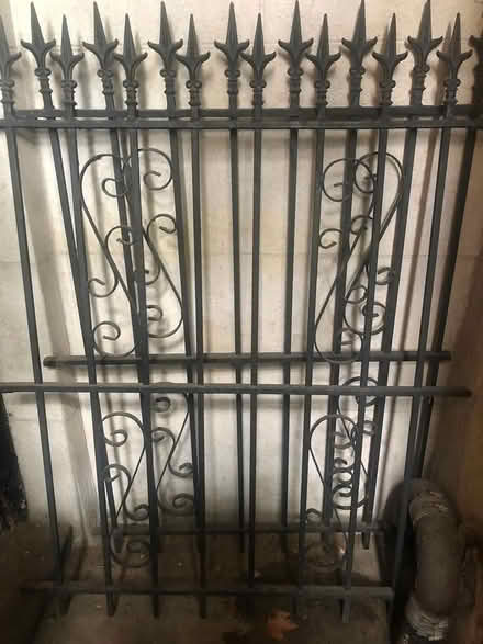 Photo of free two iron window or decorative gates (cobble hill) #1