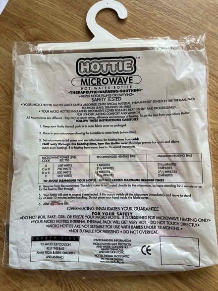 Photo of free Two microwaveable heat-pads (Riverside B98) #3