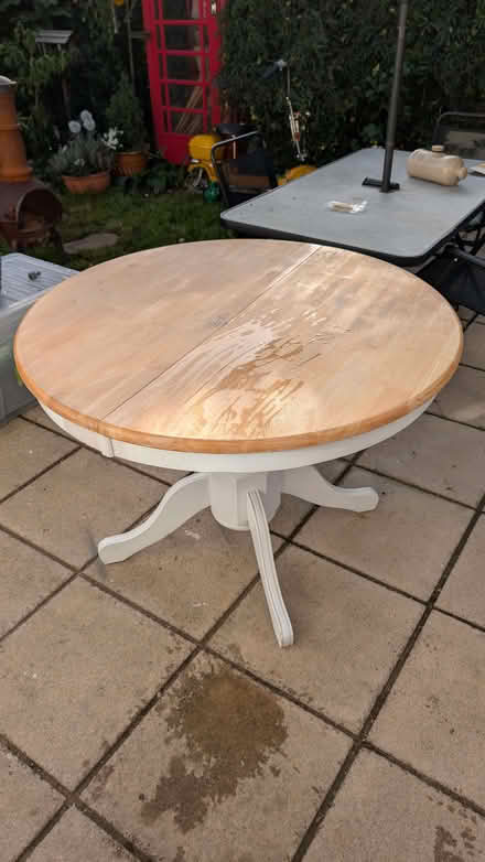 Photo of free Dining room table (Pin Green SG1) #1