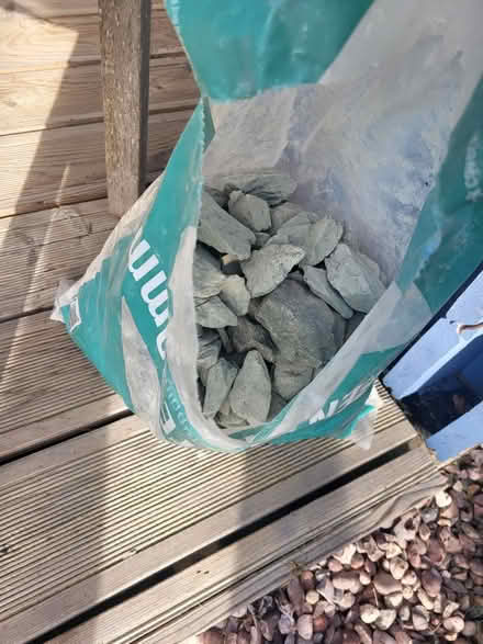 Photo of free Slate gravel 40mm approx half bag (Fittleworth RH20) #1