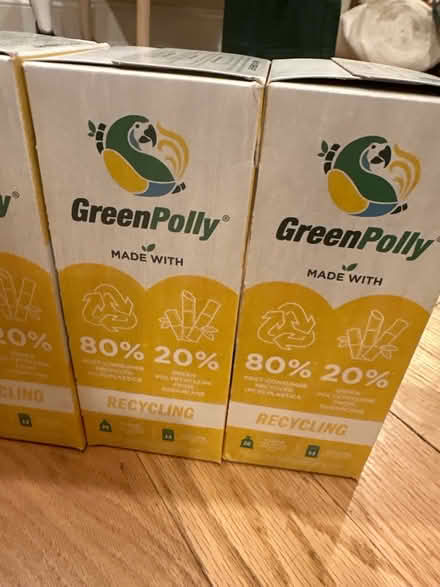 Photo of free 13 gallon GreenPolly trash bags (Harvard MA) #2
