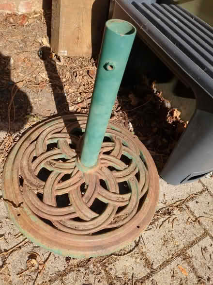 Photo of free Cast iron parasol base (Broxbourne EN10) #1