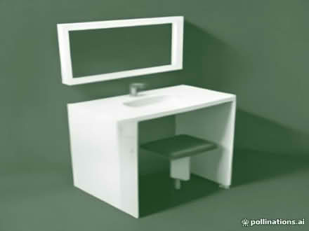 Photo of vanity table with mirror (Braintree CM7) #1