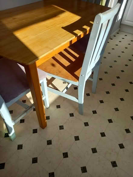 Photo of free Table 4 chairs (Downhead Park MK15) #1