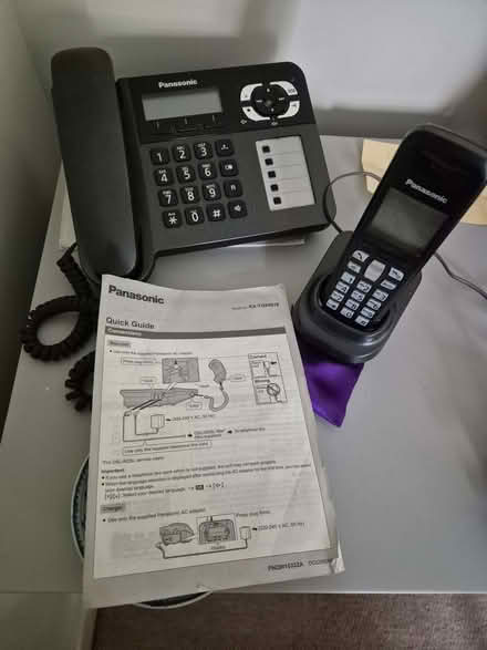 Photo of free Panasonic landline handset answerphone (Hanover BN2) #1