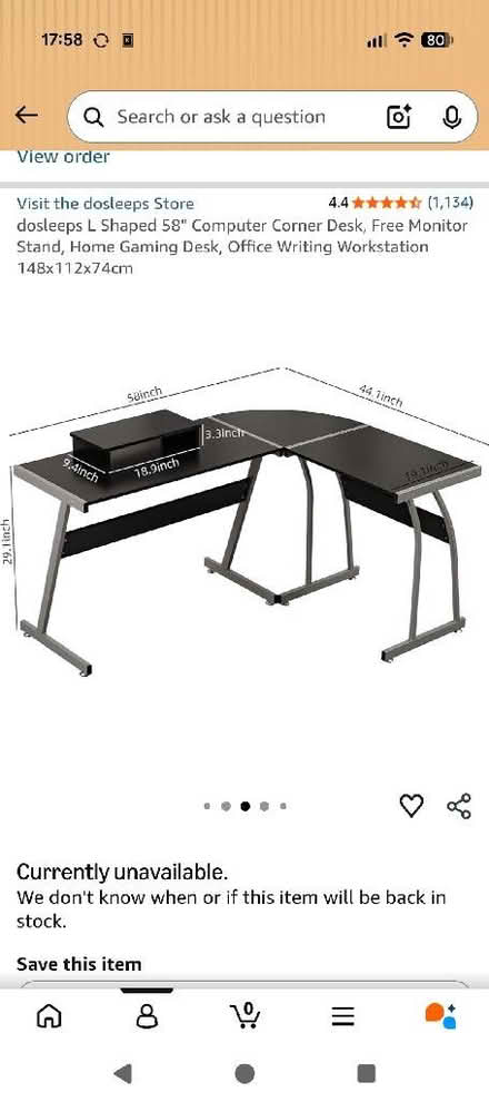 Photo of free corner desk (Bilton Road CV22) #3
