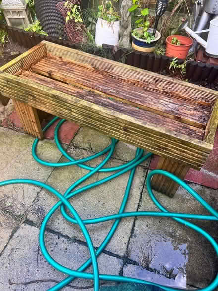 Photo of free 2 wooden planters (Macclesfield SK11) #2