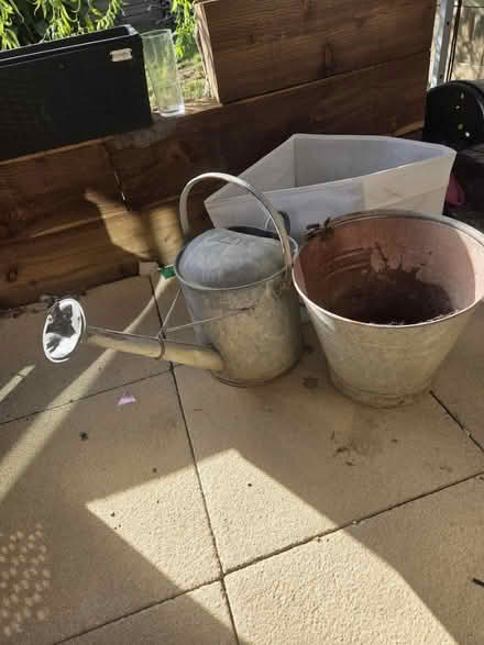 Photo of free Old bucket & watering can (RG2 Shinfield) #1