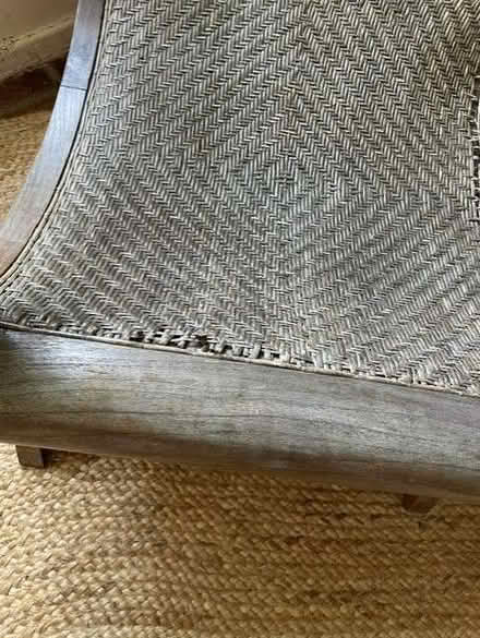 Photo of free Wood and Rattan Chair (Brigstock NN14) #2