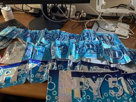 Photo of free 50th birthday bunting and banners (Longthorpe PE3) #2
