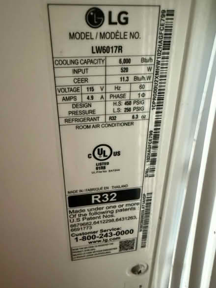 Photo of free LG Window A/C Unit (4 (Chippen Hill) #1