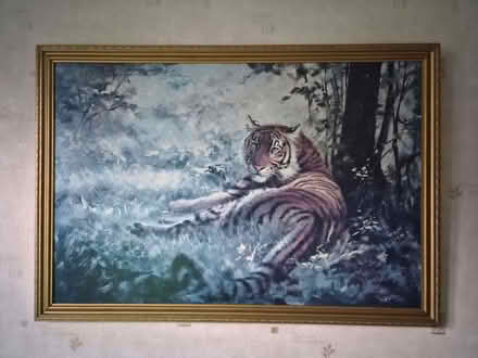 Photo of free Large Framed Tiger Print (Racecourse IP3) #1
