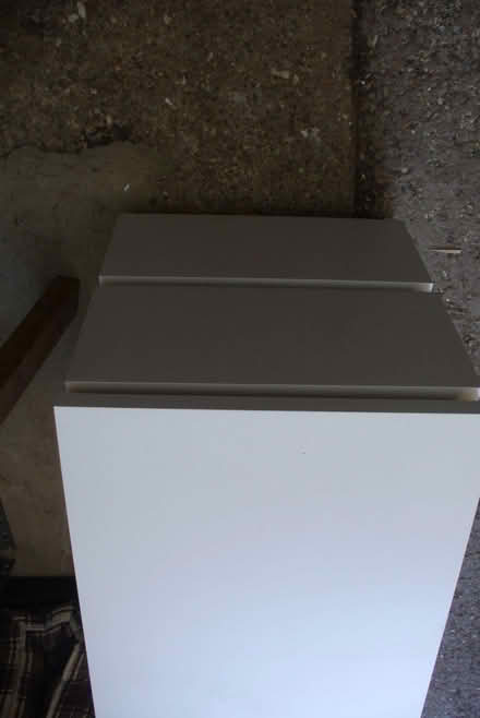 Photo of free 2 drawer white Ikea unit (Far Bletchley MK3) #1