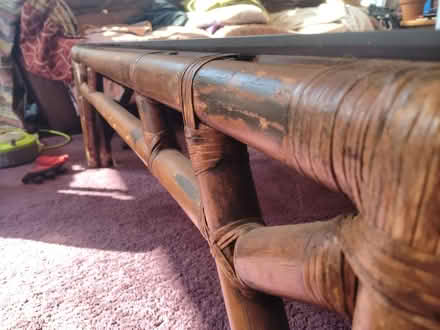 Photo of free Bamboo coffee/ Garden table (Barring close ME5) #1