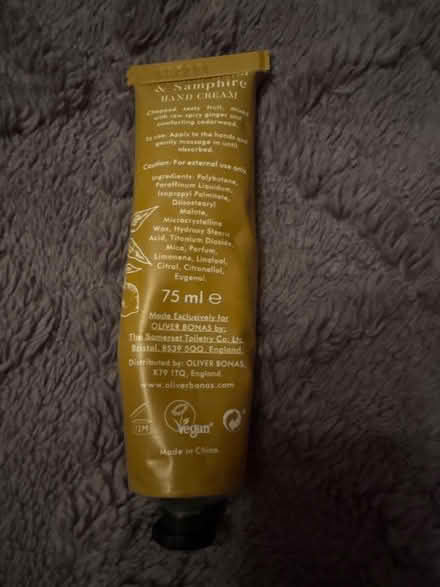 Photo of free Citrus Hand Cream (Hucclecote GL3) #3