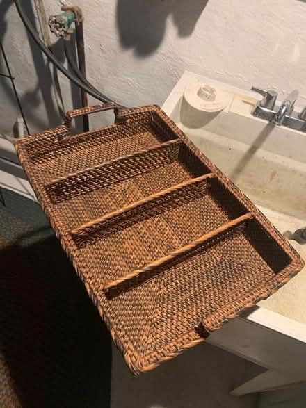 Photo of free wicker organizer (rogers park) #1