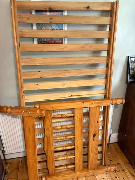 Photo of free Single wooden bed (South Croydon CR2) #1