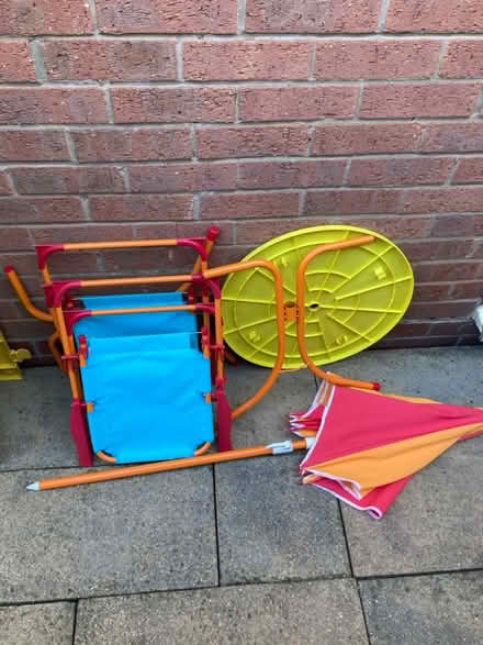 Photo of free Children’s outdoor seating set (Solihull, B90 4) #1