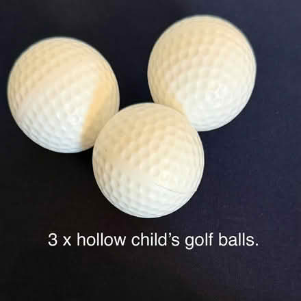 Photo of free Hollow golf balls for kids (Tendring Green CO16) #1