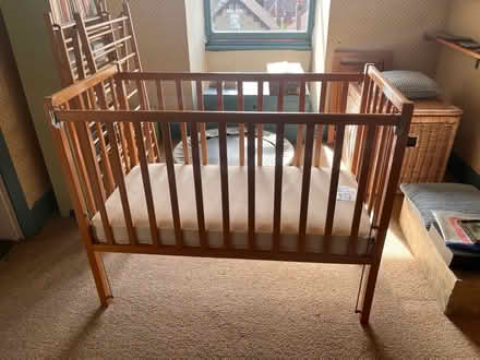 Photo of free Child’s wooden cot (Croydon) #1