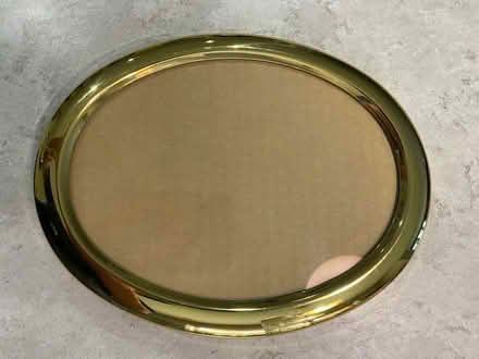 Photo of free Brass photo frames x2 different sizes (square & oval) (Leckhampton GL53) #2