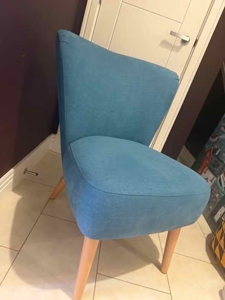 Photo of free Bedroom chair (teal) (Craigmillar Park EH16) #1