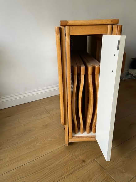 Photo of free Wood table, choice of size, 4 chairs (St Just TR19) #2
