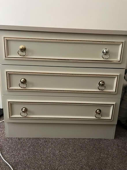 Photo of free 3 Drawer Chest of Drawers (Redhill) #1