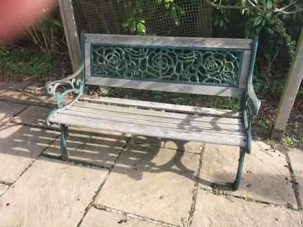 Photo of free Garden Bench #2 (Stone Cross BN24) #1