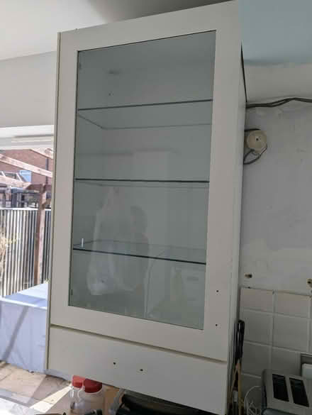 Photo of free Kitchen cupboard with glass door (mytchett GU16) #2