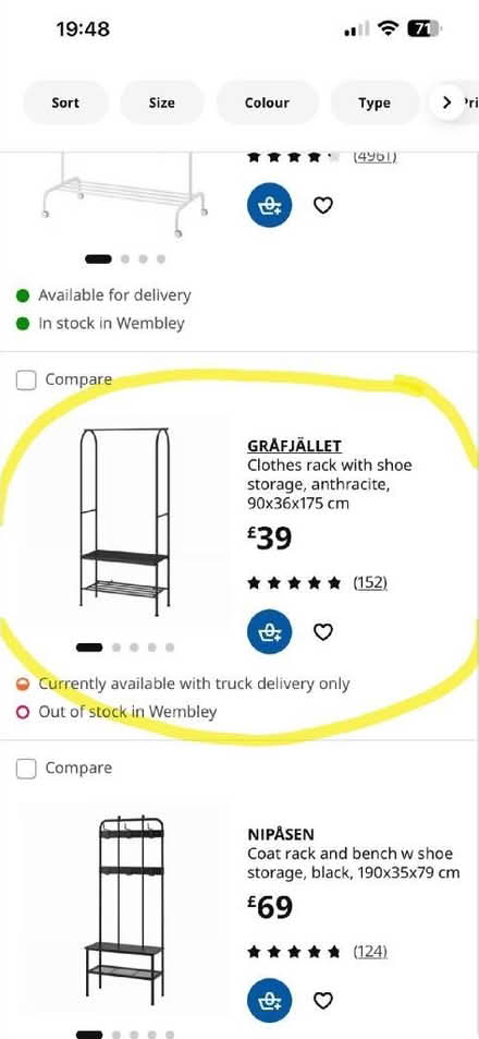 Photo of free Black clothes rack (Tilehurst RG30) #1