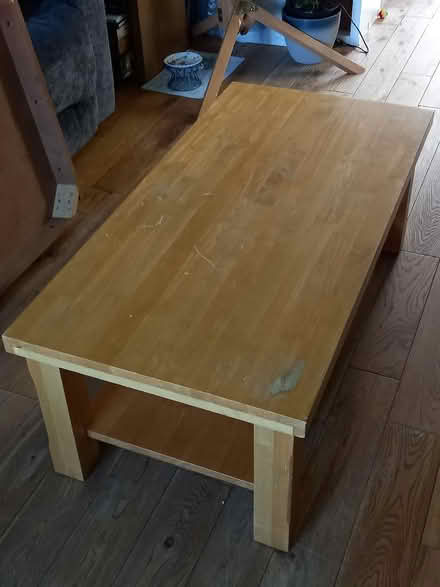 Photo of free Pine coffee table (Market Deeping PE6) #1