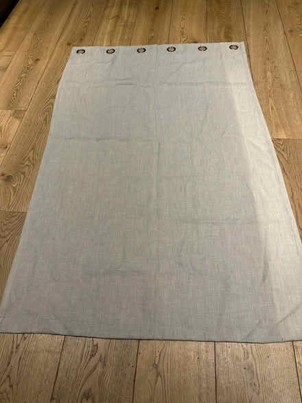 Photo of free Pair of light grey eyelet blackout curtains (Penge SE20) #1